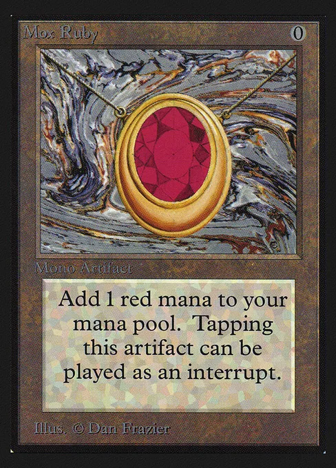 Mox Ruby, Intl. Collectors' Edition #265