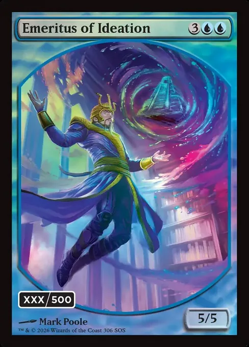 Emeritus of Ideation // Ancestral Recall, Secrets of Strixhaven #306