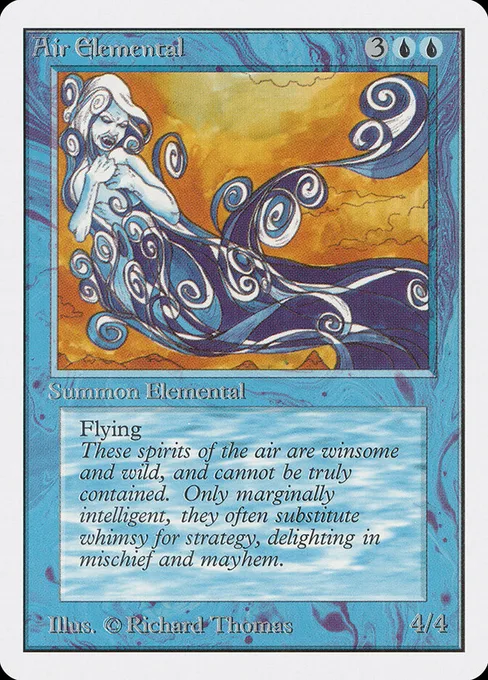 Air Elemental, Unlimited Edition #47