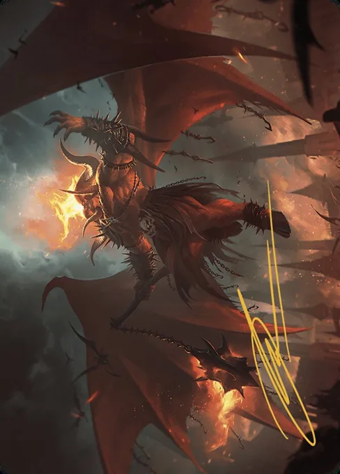 Rakdos, Patron of Chaos // Rakdos, Patron of Chaos, Murders at Karlov Manor Art Series #22