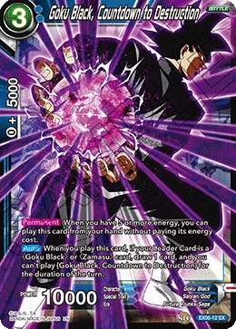 Goku Black, Countdown to Destruction, Special Anniversary Box #EX06-12