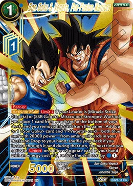 Son Goku & Vegeta, Pre-Fusion Warriors, Premium Anniversary Box 2023 #EX23-11