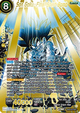 Son Goku, Final Spirit Bomb, Premium Anniversary Box 2023 #EX23-52_PR