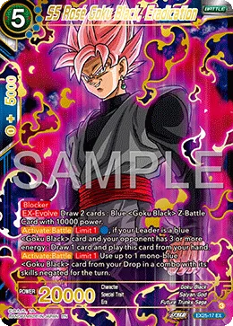 SS Rosé Goku Black, Eradication, Premium Anniversary Box 2025 #EX25-17