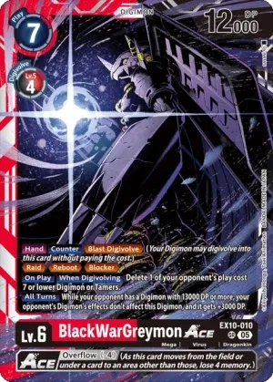 BlackWarGreymon, EX-10: EXTRA BOOSTER SINISTER ORDER #EX10-010