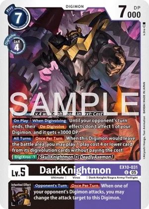 DarkKnightmon, EX-10: EXTRA BOOSTER SINISTER ORDER #EX10-031