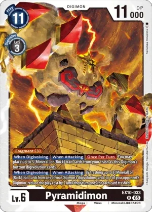 Pyramidimon, EX-10: EXTRA BOOSTER SINISTER ORDER #EX10-033