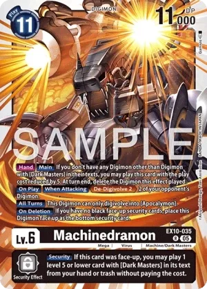 Machinedramon, EX-10: EXTRA BOOSTER SINISTER ORDER #EX10-035
