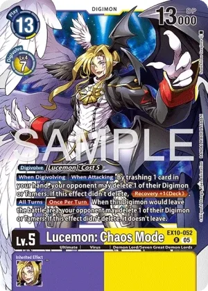Lucemon: Chaos Mode, EX-10: EXTRA BOOSTER SINISTER ORDER #EX10-052
