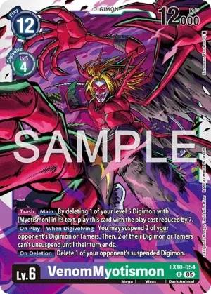 VenomMyotismon, EX-10: EXTRA BOOSTER SINISTER ORDER #EX10-054