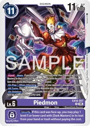 Piedmon, EX-10: EXTRA BOOSTER SINISTER ORDER #EX10-057
