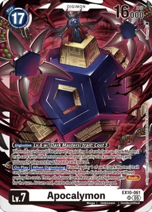 Apocalymon, EX-10: EXTRA BOOSTER SINISTER ORDER #EX10-061