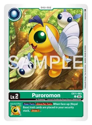 Puroromon, EX-11: EXTRA BOOSTER DAWN OF LIBERATOR #EX11-003