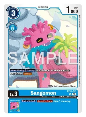 Sangomon, EX-11: EXTRA BOOSTER DAWN OF LIBERATOR #EX11-013