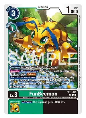 FunBeemon, EX-11: EXTRA BOOSTER DAWN OF LIBERATOR #EX11-025