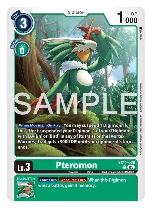 Pteromon, EX-11: EXTRA BOOSTER DAWN OF LIBERATOR #EX11-026