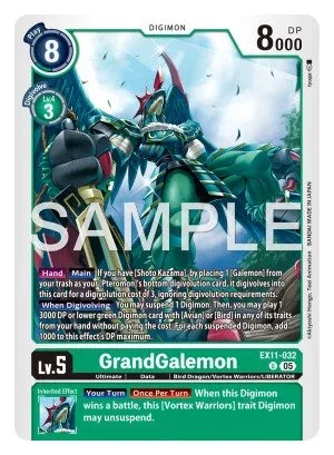 GrandGalemon, EX-11: EXTRA BOOSTER DAWN OF LIBERATOR #EX11-032
