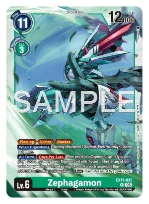 Zephagamon, EX-11: EXTRA BOOSTER DAWN OF LIBERATOR #EX11-035