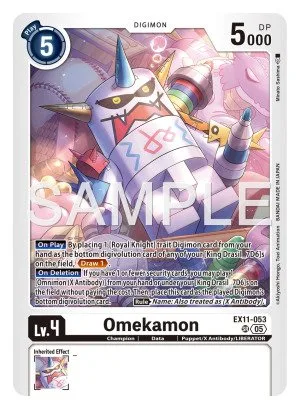 Omekamon, EX-11: EXTRA BOOSTER DAWN OF LIBERATOR #EX11-053