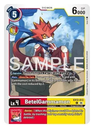 BetelGammamon, EX-12: EXTRA BOOSTER DIGITAL WORLD SHAMBALA #EX12-013