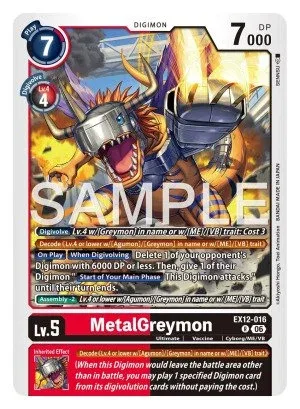 MetalGreymon, EX-12: EXTRA BOOSTER DIGITAL WORLD SHAMBALA #EX12-016