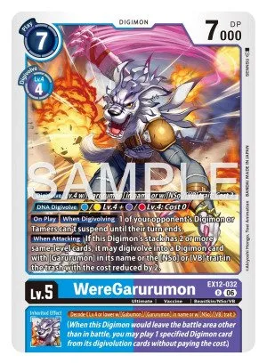 WereGarurumon, EX-12: EXTRA BOOSTER DIGITAL WORLD SHAMBALA #EX12-032