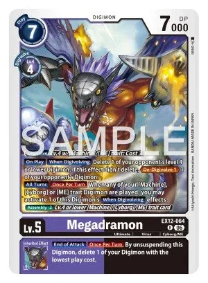 Megadramon, EX-12: EXTRA BOOSTER DIGITAL WORLD SHAMBALA #EX12-064