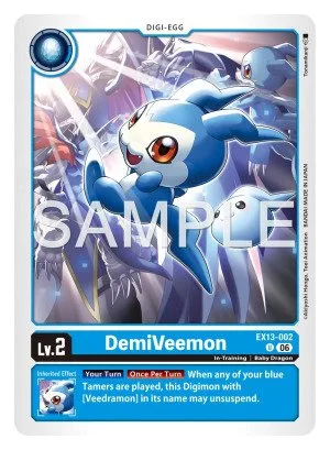 DemiVeemon, EX-13: EXTRA BOOSTER CHIVALROUS XIII #EX13-002