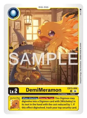 DemiMeramon, EX-13: EXTRA BOOSTER CHIVALROUS XIII #EX13-004