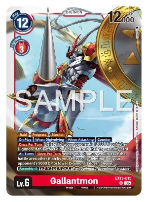 Gallantmon, EX-13: EXTRA BOOSTER CHIVALROUS XIII #EX13-015