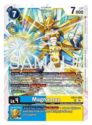 Magnamon, EX-13: EXTRA BOOSTER CHIVALROUS XIII #EX13-020