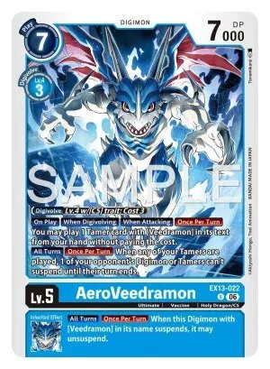 AeroVeedramon, EX-13: EXTRA BOOSTER CHIVALROUS XIII #EX13-022