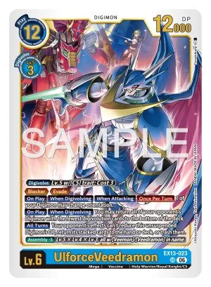 UlforceVeedramon, EX-13: EXTRA BOOSTER CHIVALROUS XIII #EX13-023