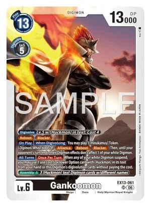Gankoomon, EX-13: EXTRA BOOSTER CHIVALROUS XIII #EX13-061