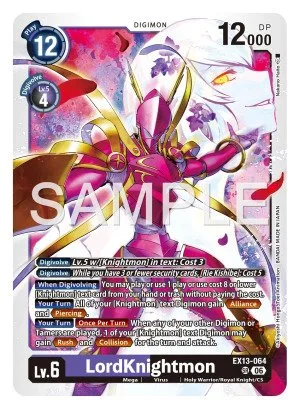 LordKnightmon, EX-13: EXTRA BOOSTER CHIVALROUS XIII #EX13-064