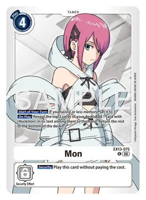 Mon, EX-13: EXTRA BOOSTER CHIVALROUS XIII #EX13-075
