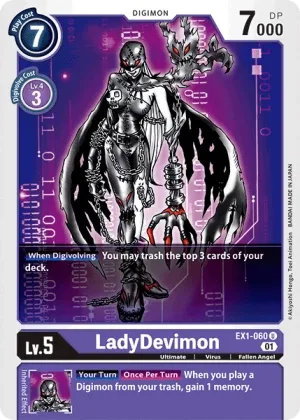 LadyDevimon, EX-01: Theme Booster Classic Collection #EX1-060