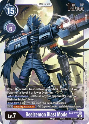 Beelzemon Blast Mode, EX-02: Theme Booster Digital Hazard #EX2-074