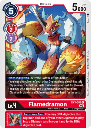 Flamedramon, EX-03: Theme Booster Draconic Roar #EX3-008