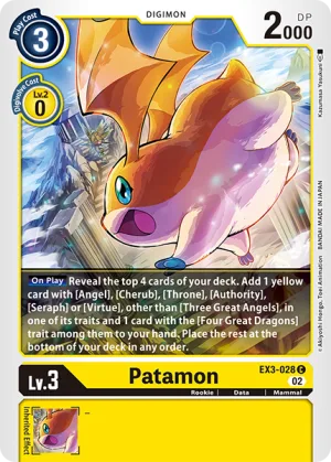 Patamon, EX-03: Theme Booster Draconic Roar #EX3-028