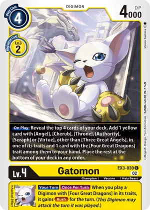 Gatomon, EX-03: Theme Booster Draconic Roar #EX3-030