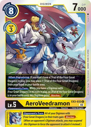 AeroVeedramon, EX-03: Theme Booster Draconic Roar #EX3-033