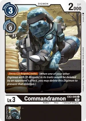 Commandramon, EX-03: Theme Booster Draconic Roar #EX3-046