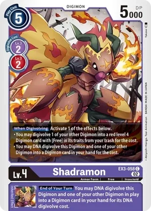 Shadramon, EX-03: Theme Booster Draconic Roar #EX3-058