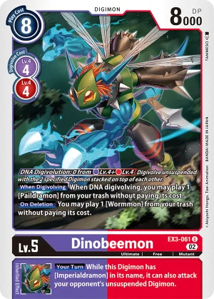 Dinobeemon, EX-03: Theme Booster Draconic Roar #EX3-061