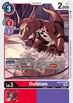 Guilmon, EX-04: Theme Booster Alternative Being #EX4-006