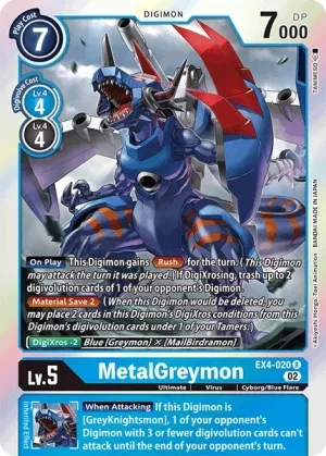 MetalGreymon, EX-04: Theme Booster Alternative Being #EX4-020
