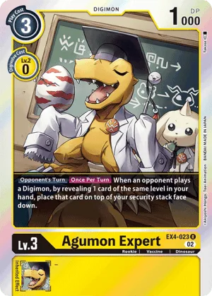 Agumon Expert, EX-04: Theme Booster Alternative Being #EX4-023