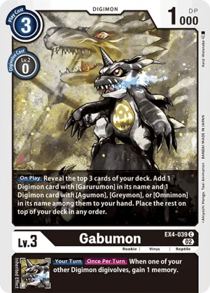 Gabumon, EX-04: Theme Booster Alternative Being #EX4-039