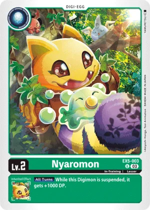 Nyaromon, EX-05: Theme Booster Animal Colosseum #EX5-003